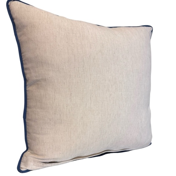 Pier 1 Floral Embroidered 18” Throw Pillow - Picture 12 of 14